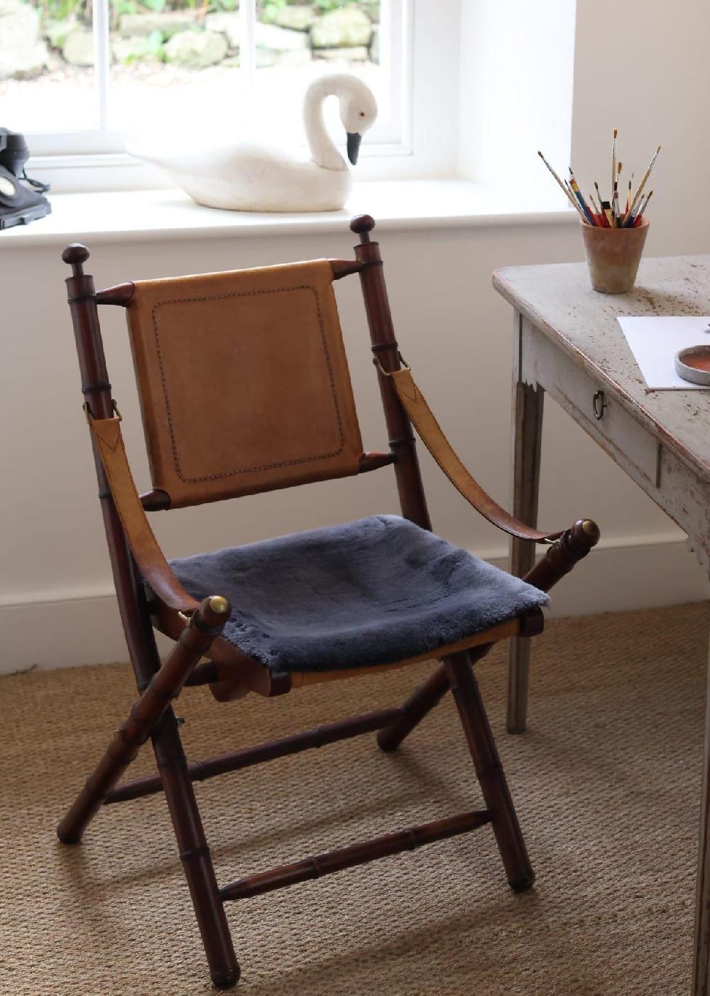 lambland British Sheepskin Square Seat Pad