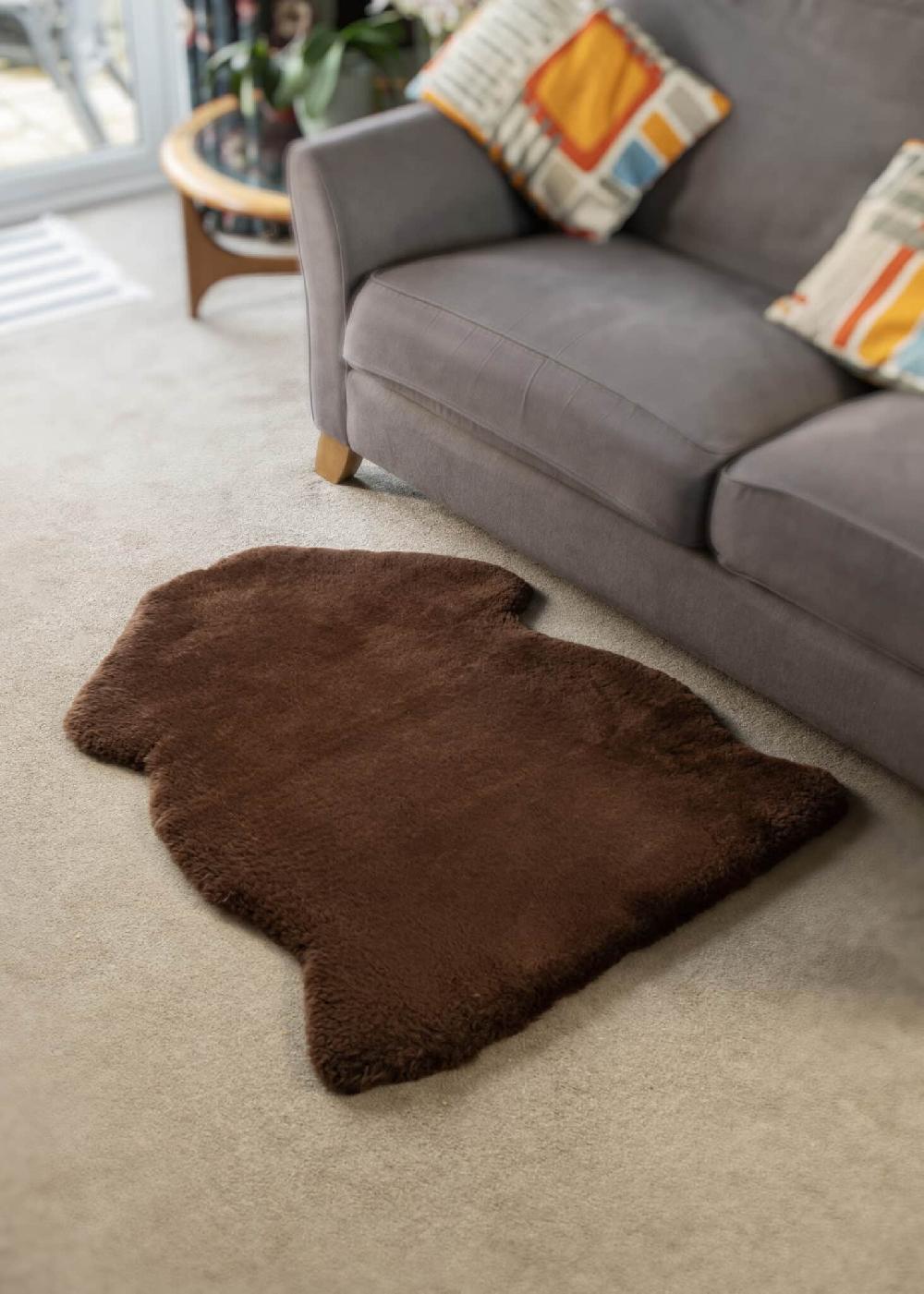 lambland Chocolate Brown North American Sheepskin