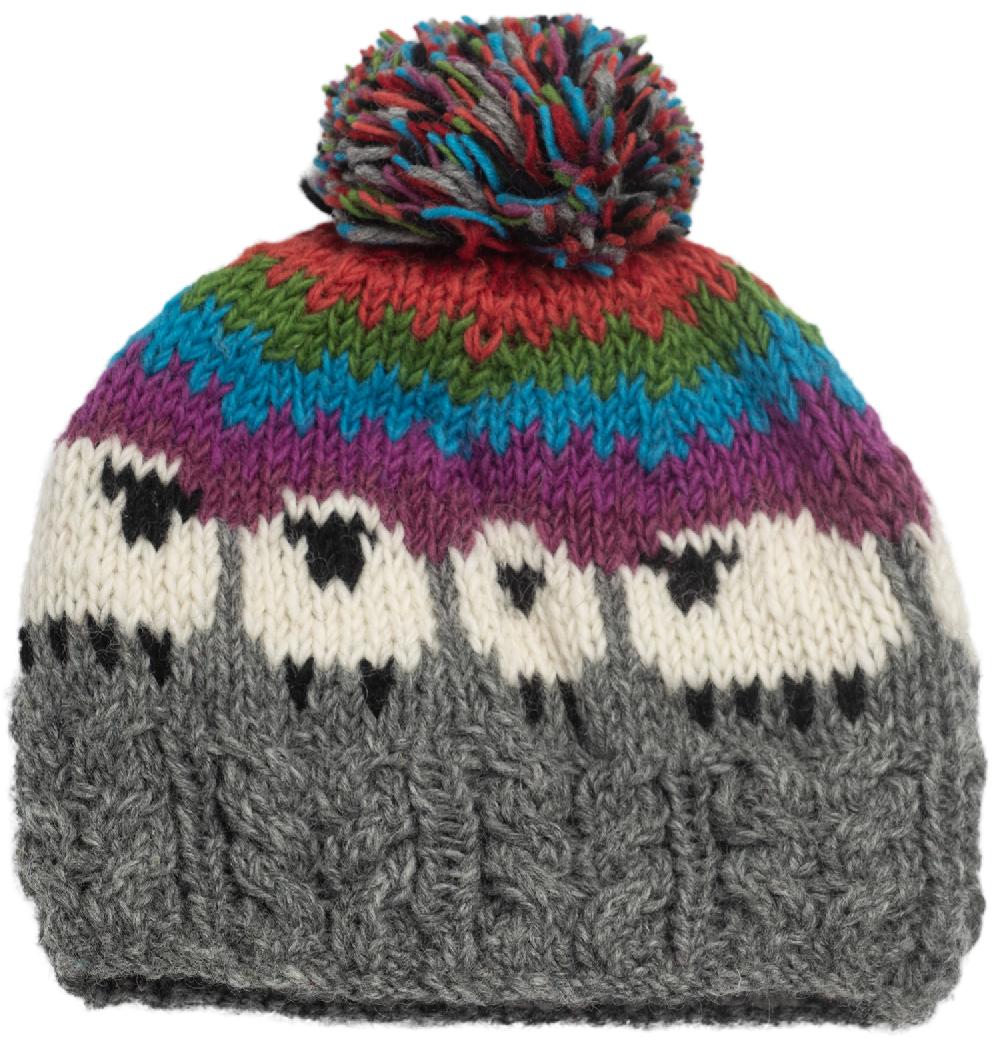 Lambland Chunky Cable Knit Sheep Bobble Hat