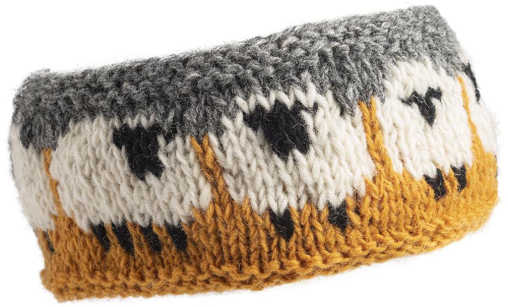 Lambland Chunky Knit Sheep Headband – Ochre