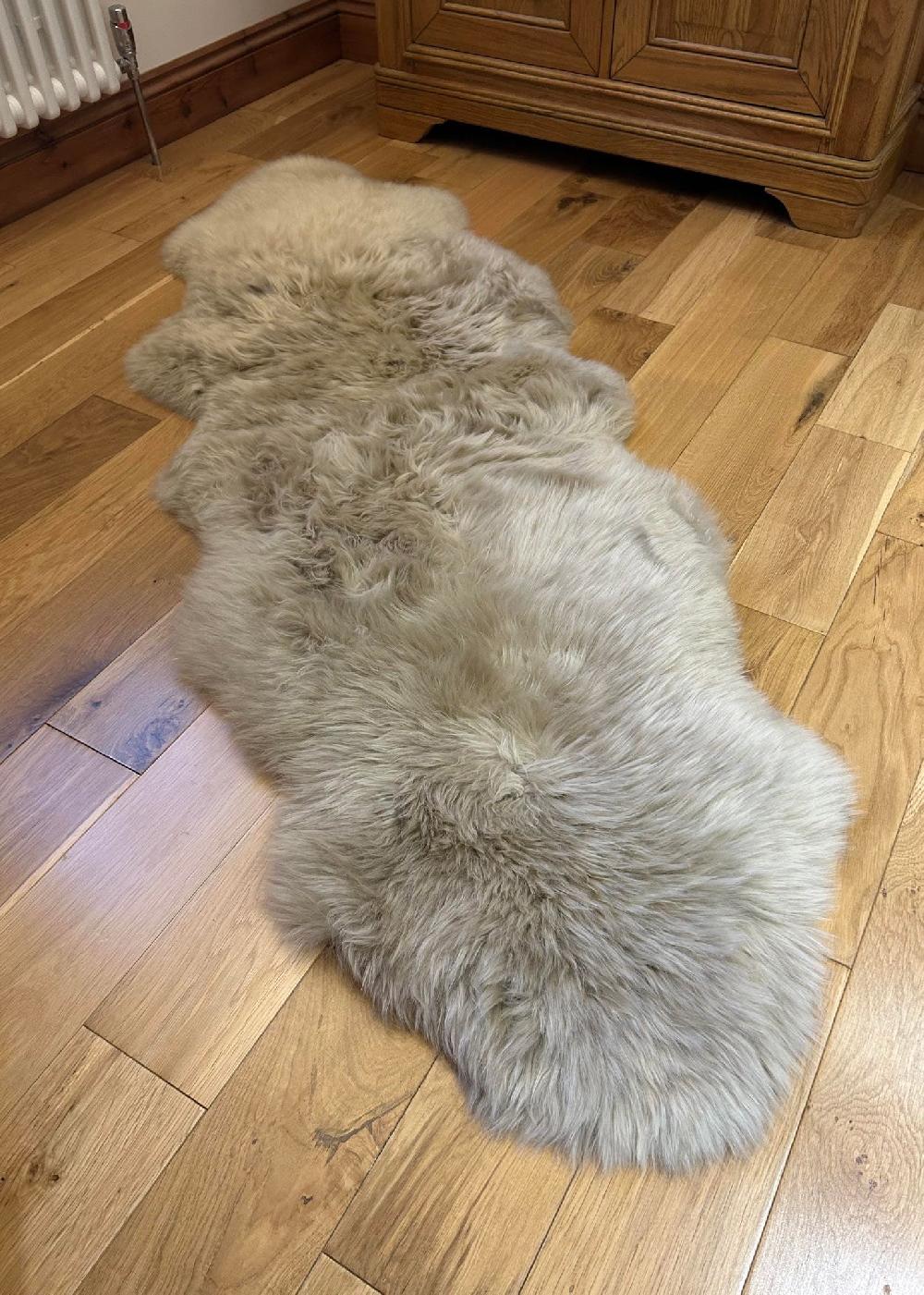 lambland Eco Tanned Luxury Beige Double Sheepskin
