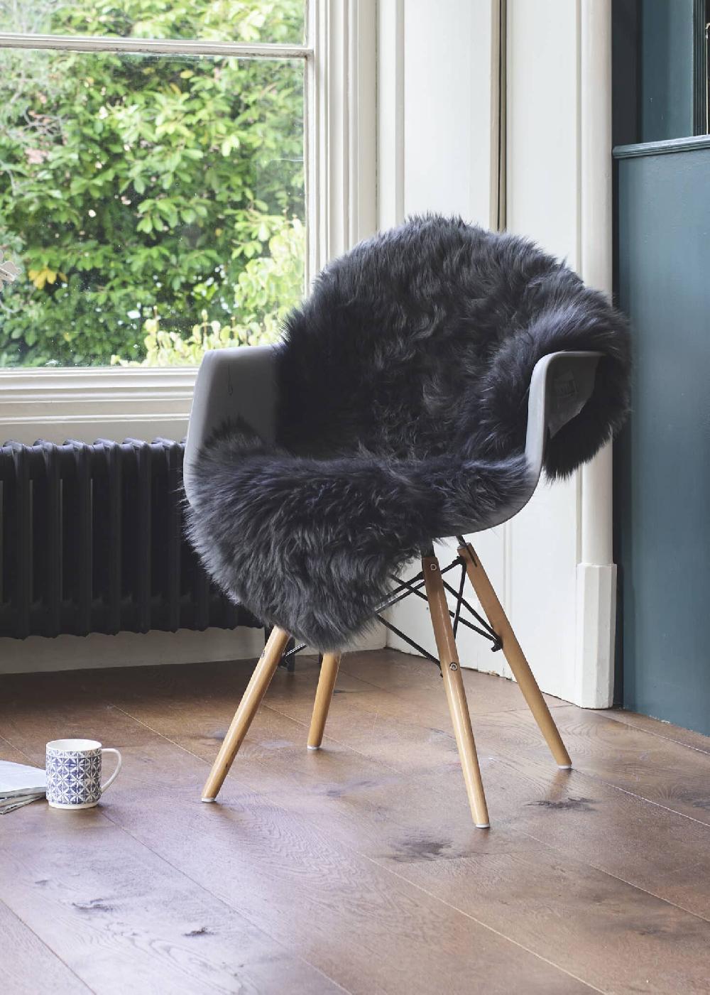 lambland Eco Tanned Luxury Dark Grey Sheepskin