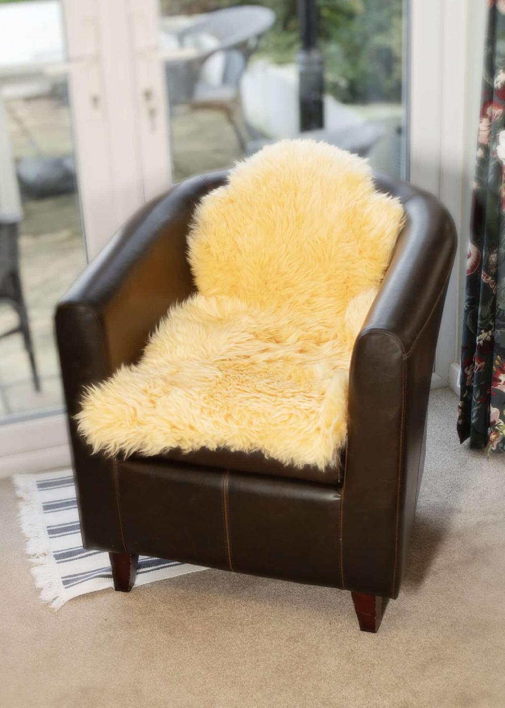Lambland Eco Tanned Luxury Light Gold Sheepskin
