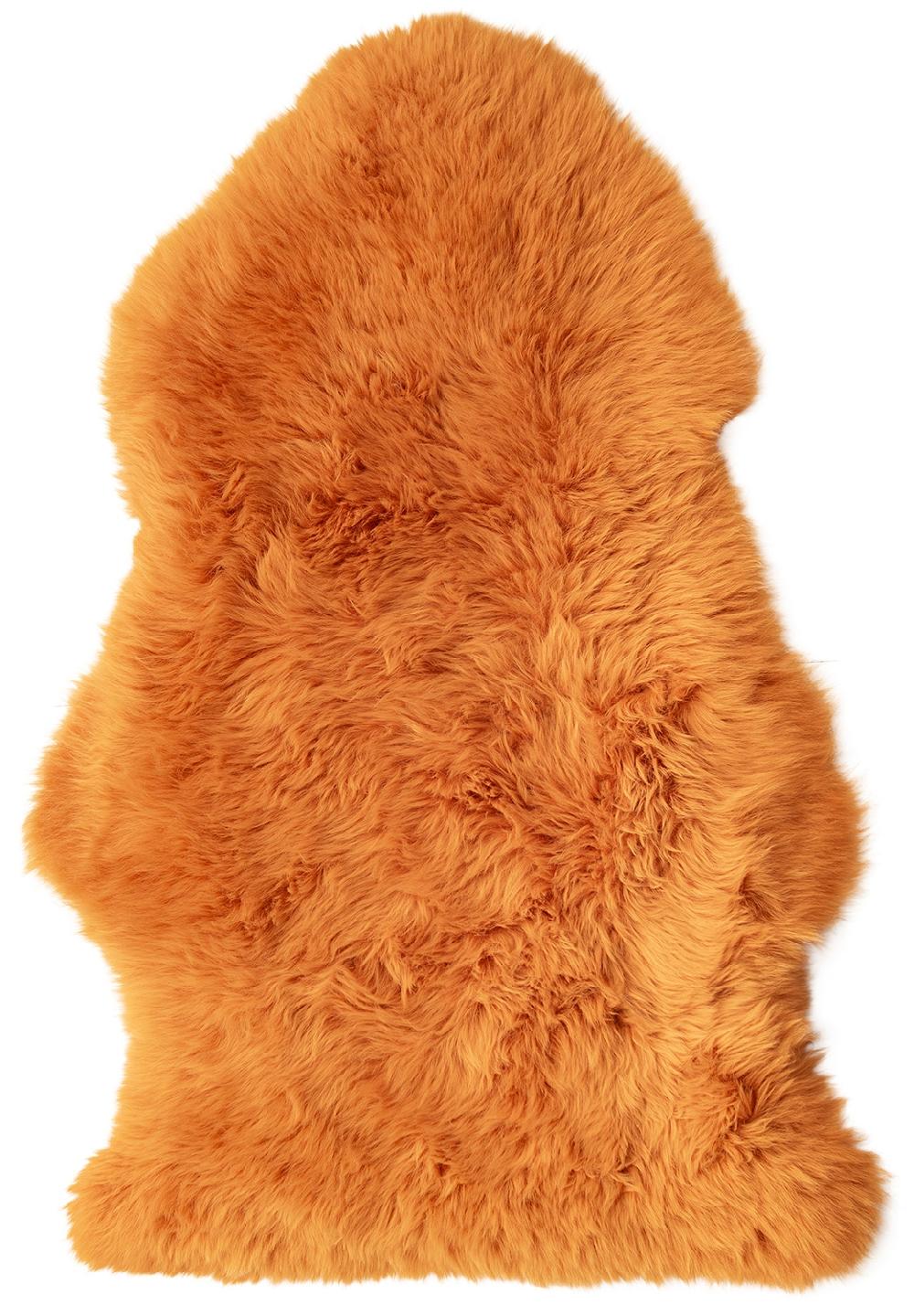 Lambland Eco Tanned Luxury Orange Sheepskin