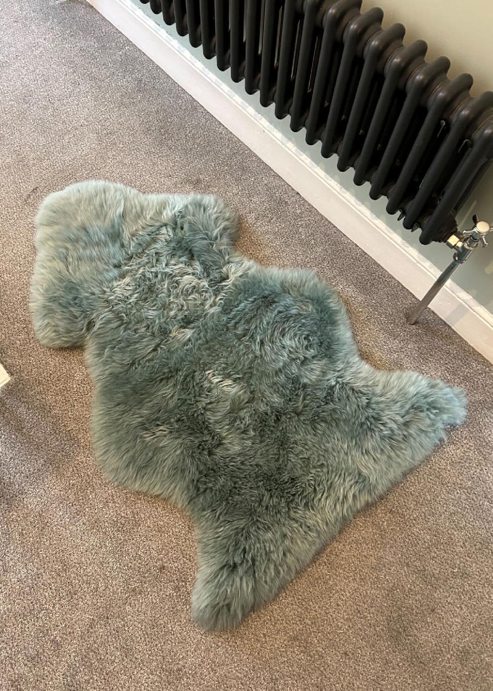 Lambland Eco Tanned Luxury Spearmint Sheepskin