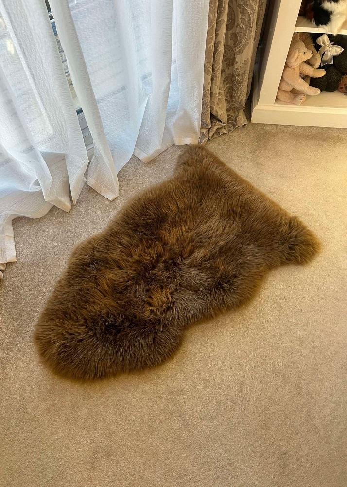 lambland Eco Tanned Luxury Toffee Sheepskin Rug