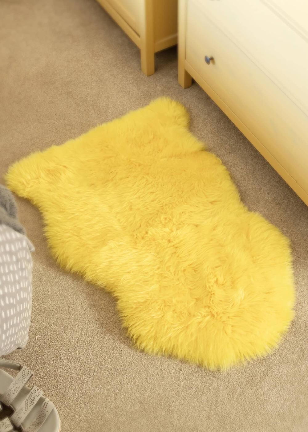 lambland Eco Tanned Luxury Yellow Sheepskin