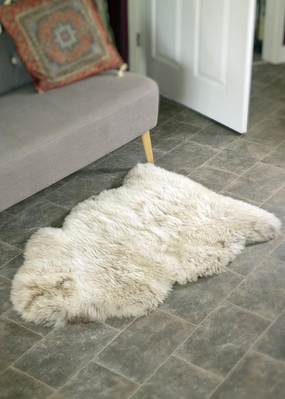 lambland Eco Tanned Oyster Luxury Sheepskin Rug