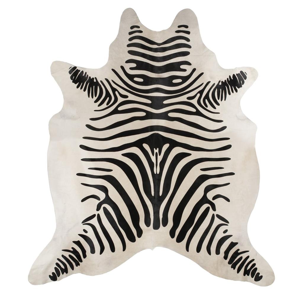 Lambland Extra Large Cow Hides With Zebra Print