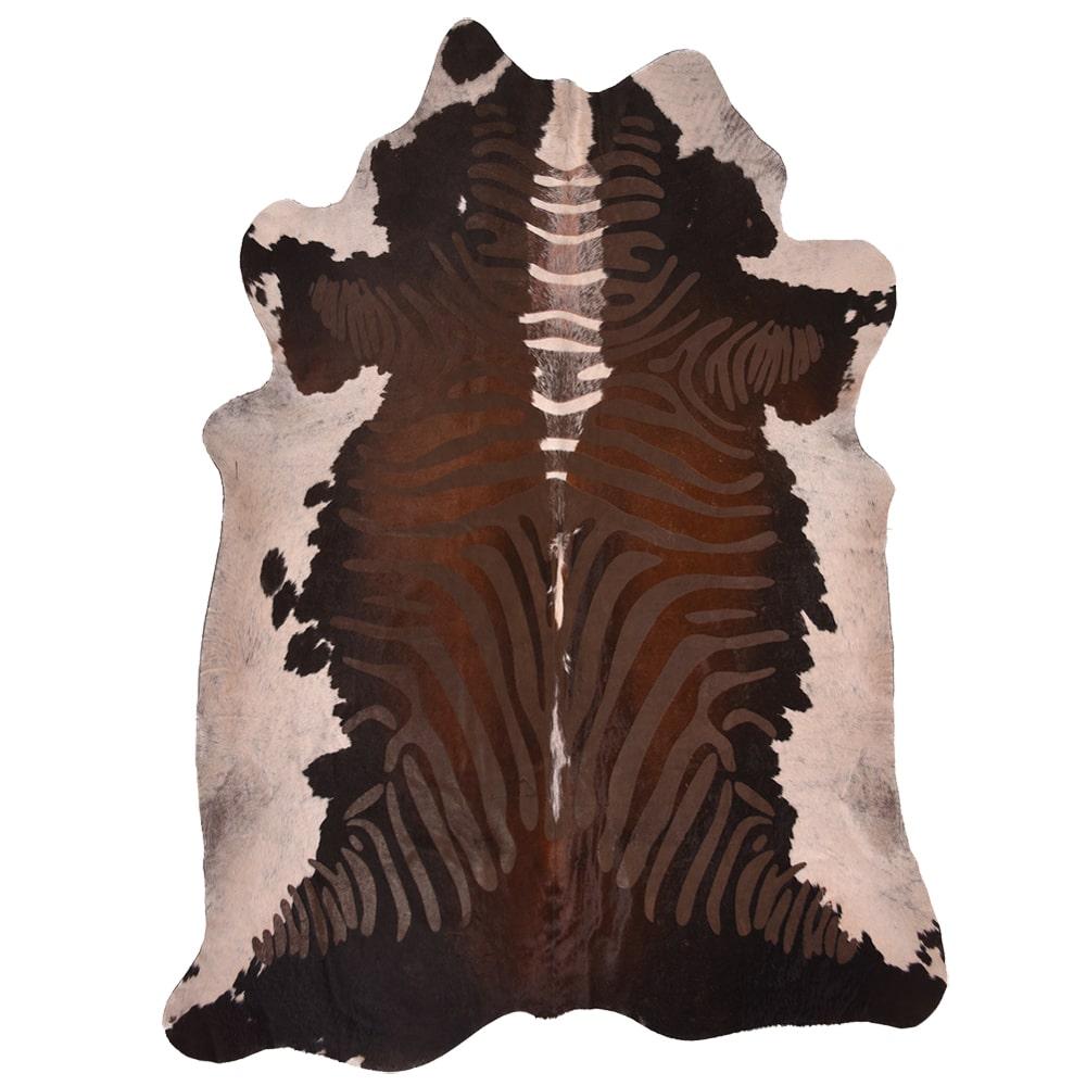 Lambland Extra Large Cow Hides With Zebra Print