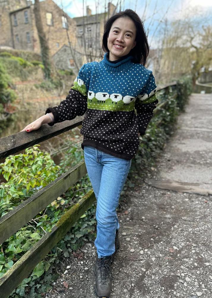 Lambland Fair Trade Hand-Knitted Pure Wool Jumper