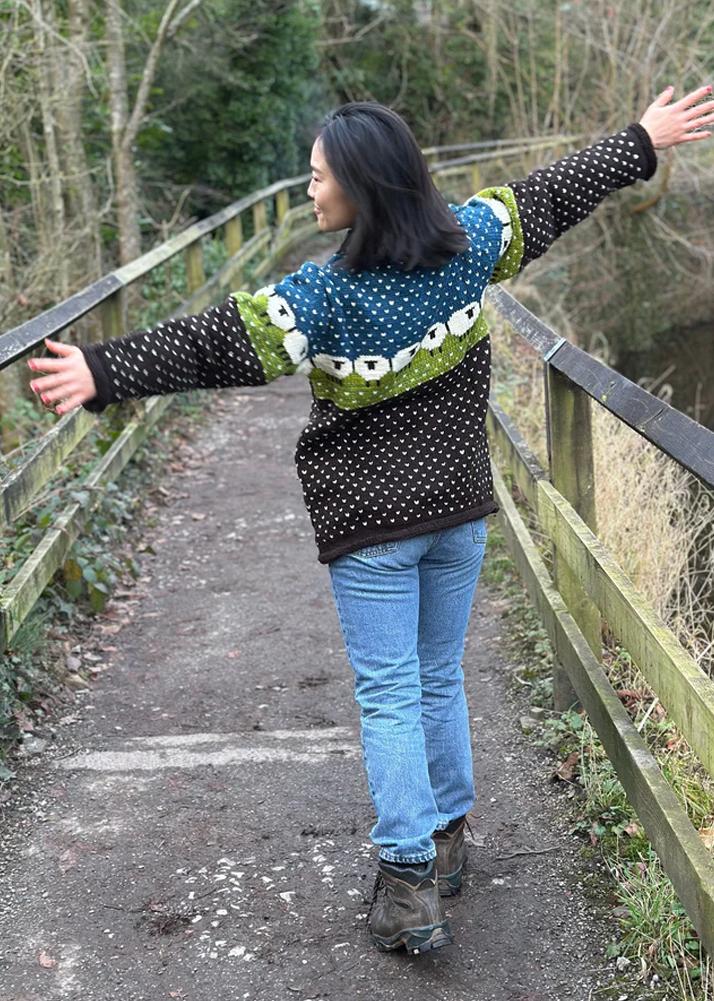 lambland Fair Trade Hand-Knitted Pure Wool Jumper