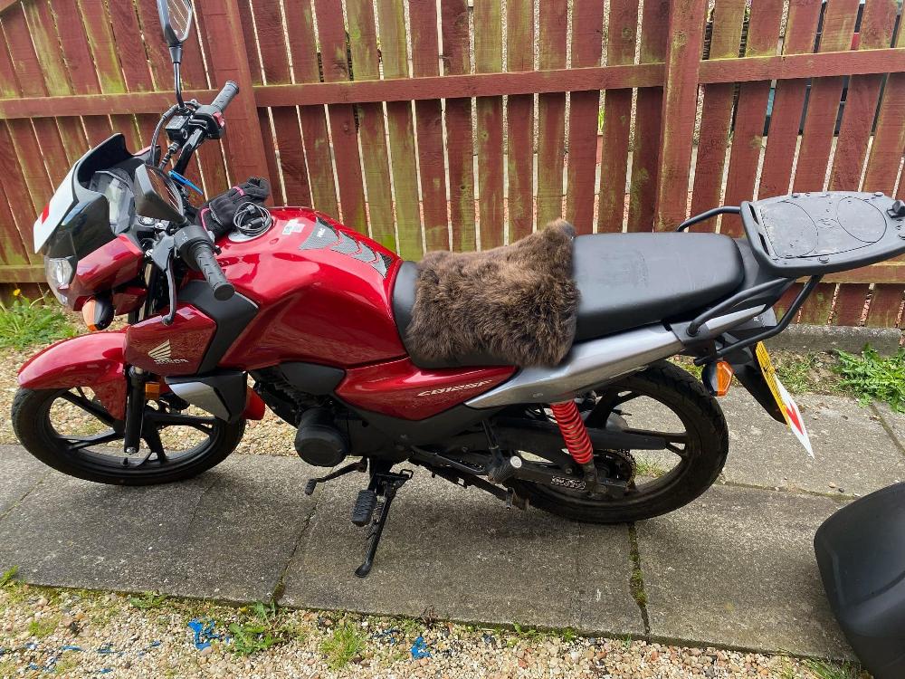 Lambland Genuine Sheepskin Motorcycle Seat Pad