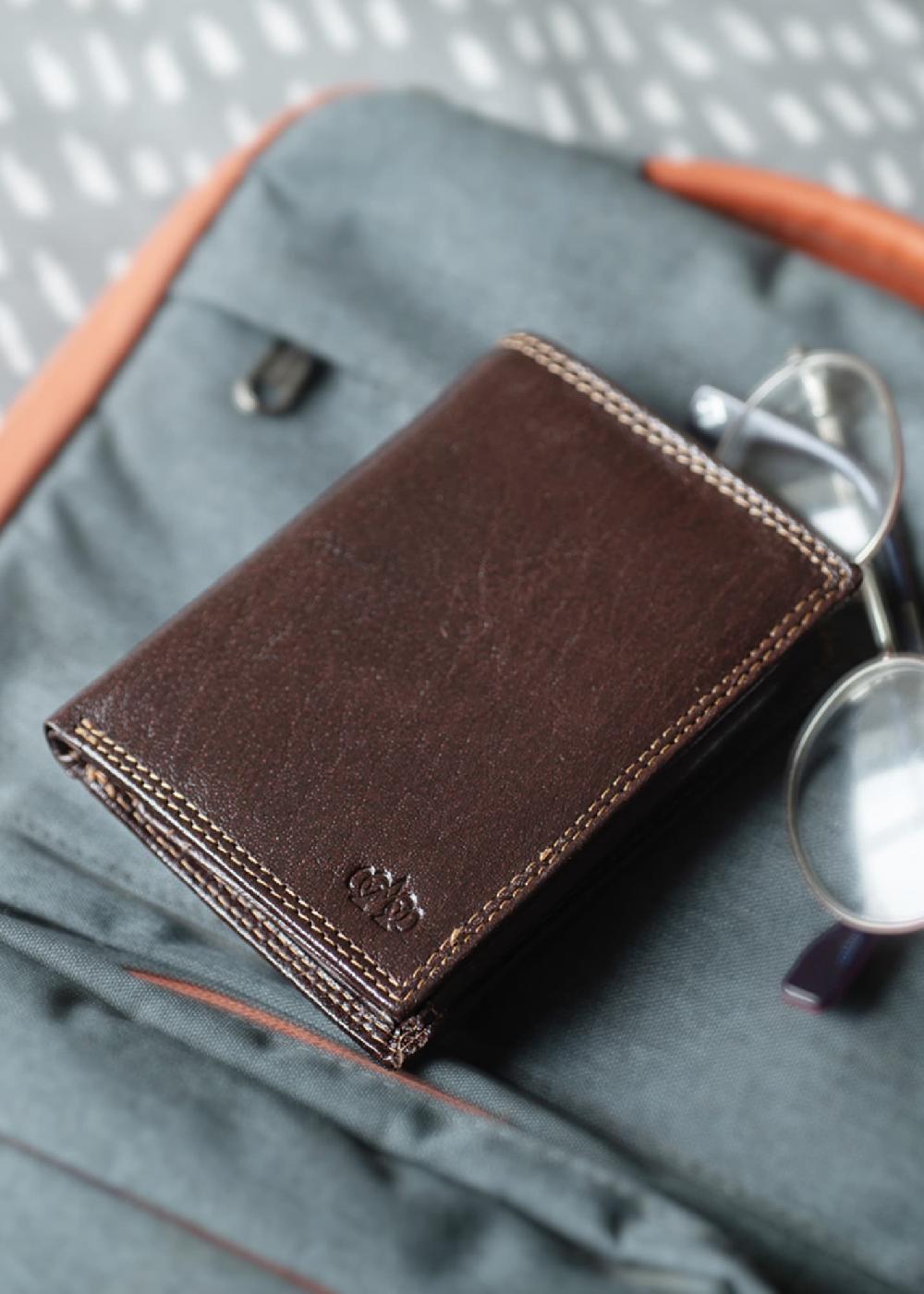 lambland Grained Leather Organiser Wallet