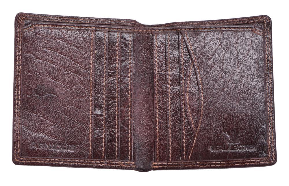 Lambland Grained Leather Slim Card Wallet