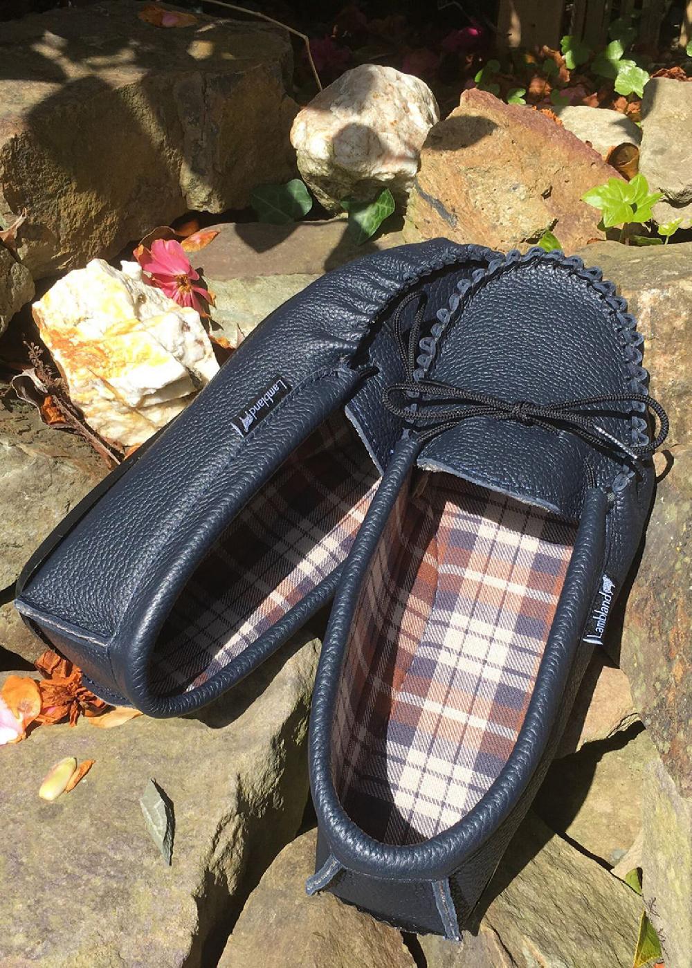 Lambland Hadley – British Leather & Fabric Moccasins