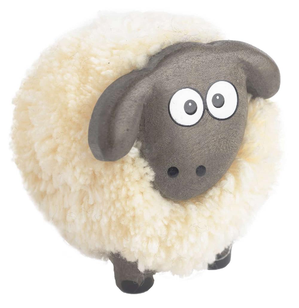 Lambland Handmade Pom Pom Sheep Decor Toy