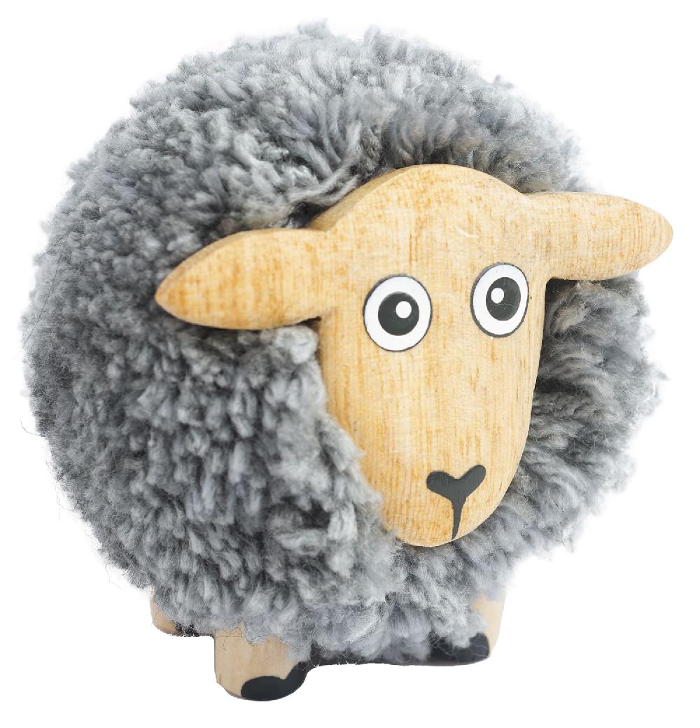 Lambland Handmade Pom Pom Sheep Decor Toy