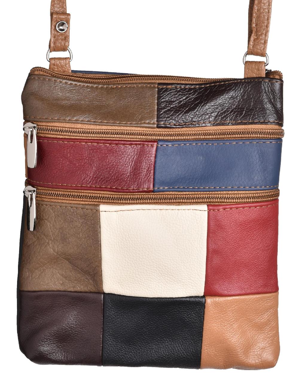 Lambland Hardy Leather Multi Patch Bag