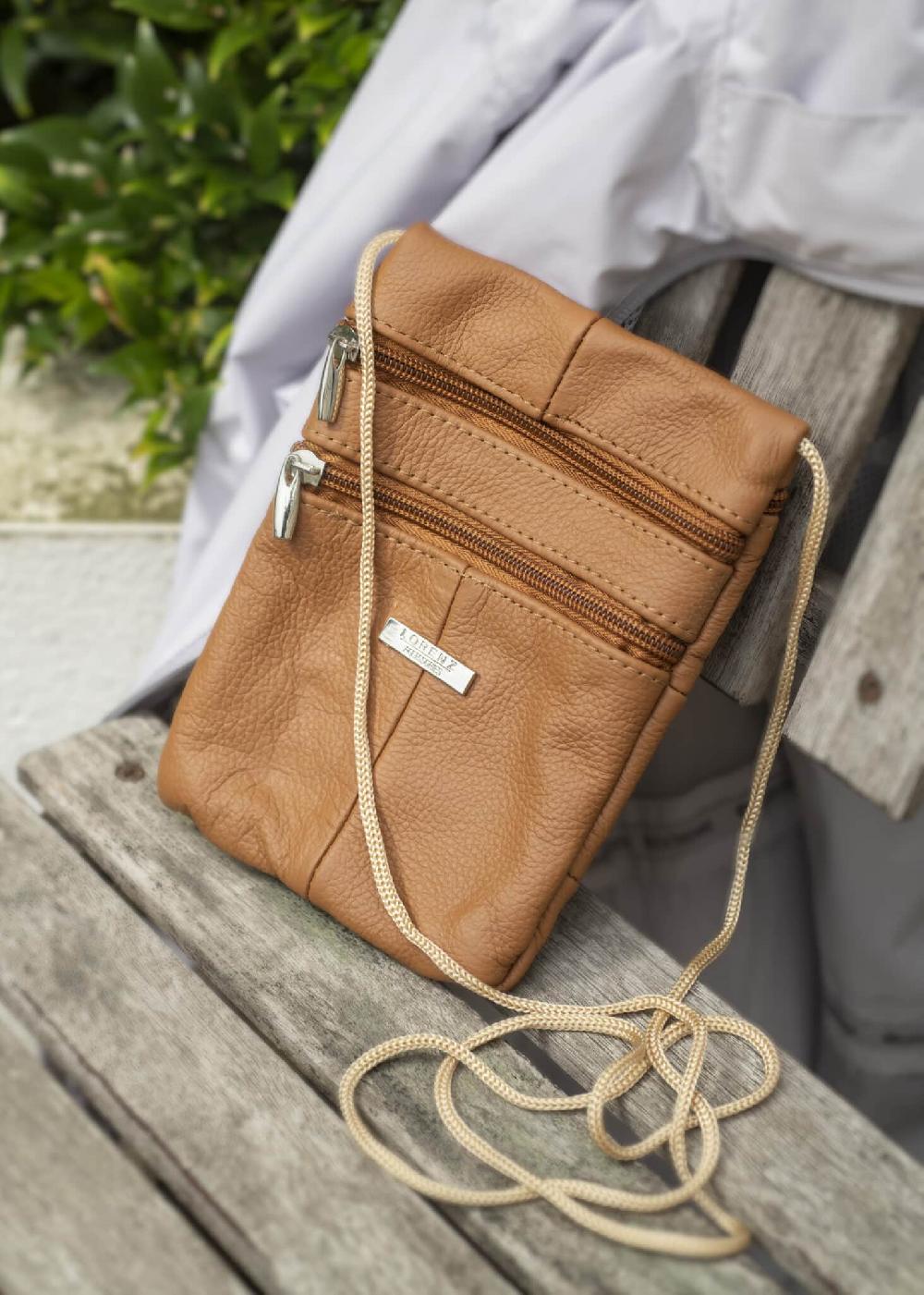 lambland Hardy Leather Small Corded Pouch