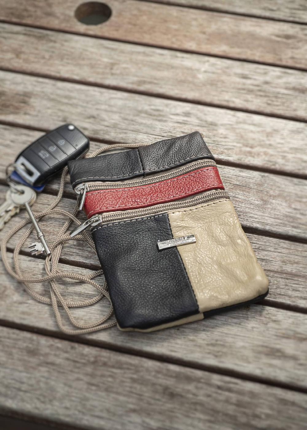 lambland Hardy Leather Small Corded Pouch