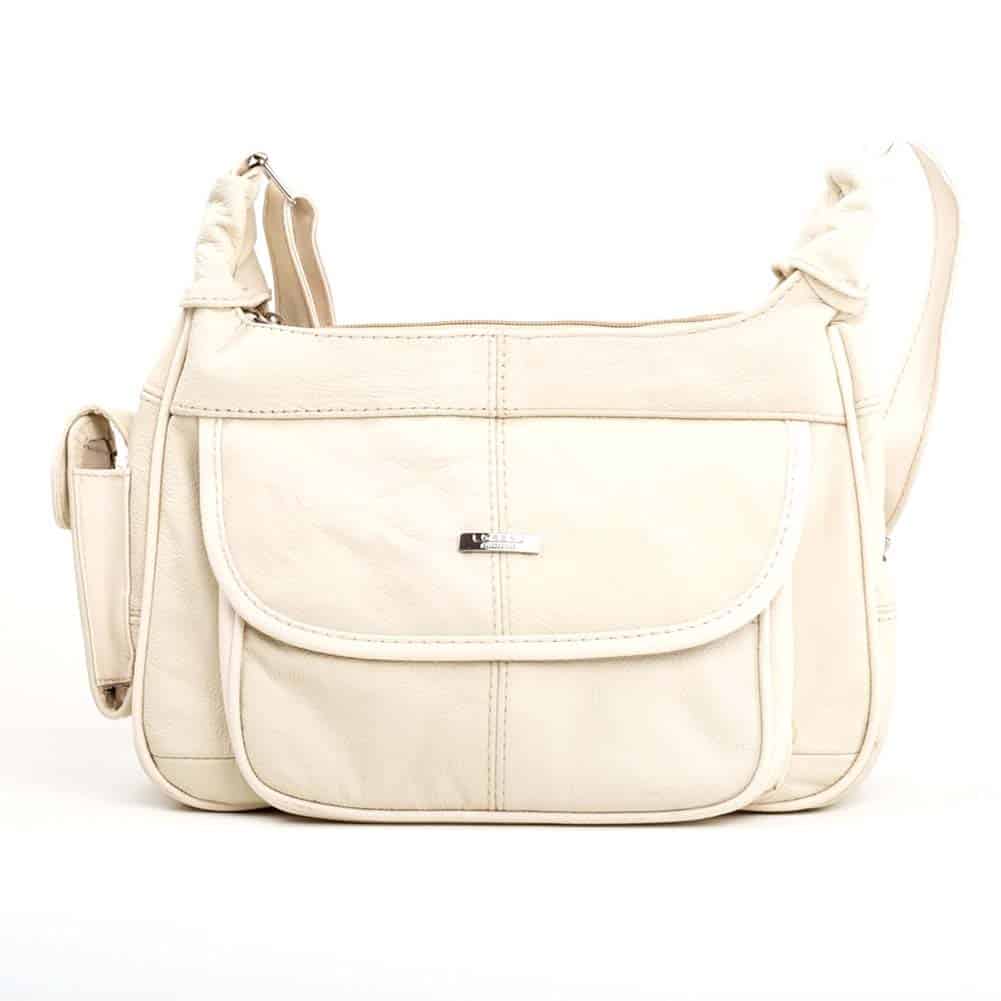 Lambland Hardy Leather Twin Zipped Bag