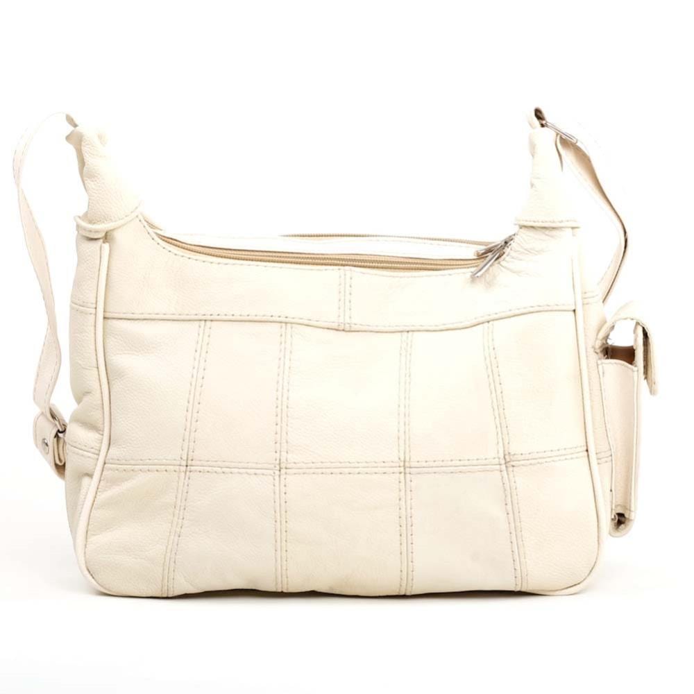 Lambland Hardy Leather Twin Zipped Bag