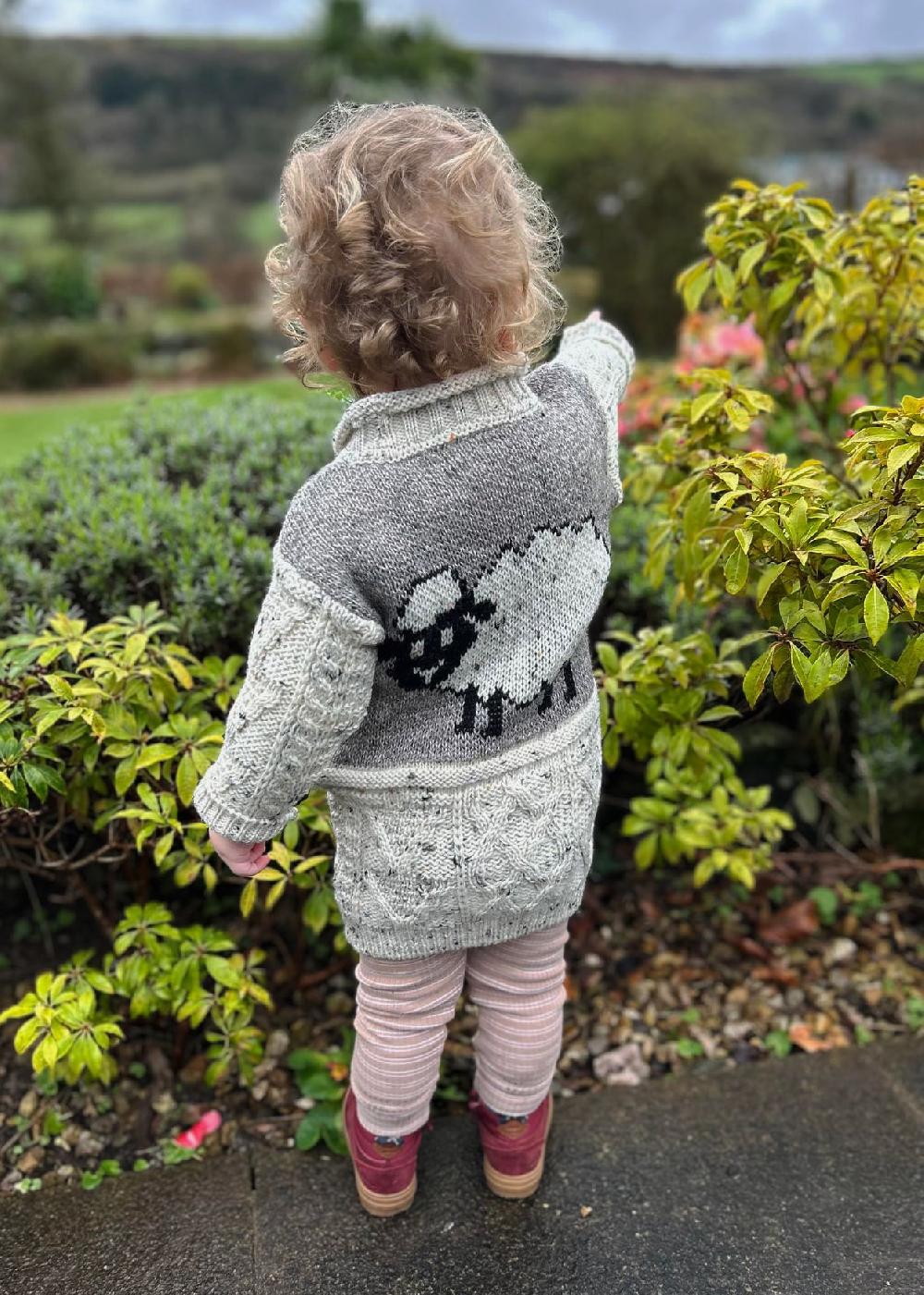 Lambland Kids’ Aran Sheep Jumper