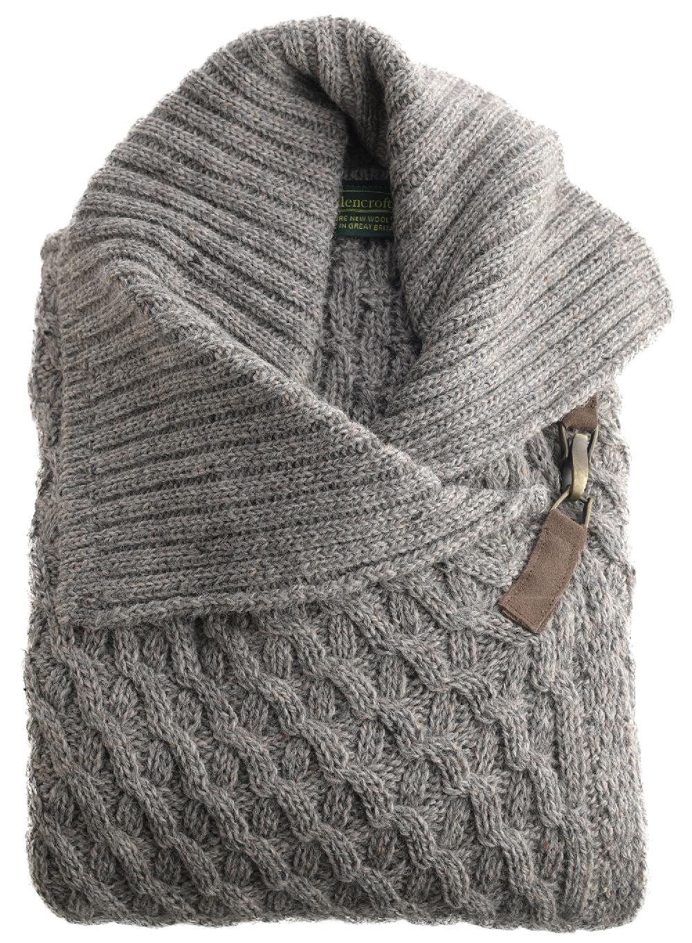 Lambland Ladies 100% Wool Cross-Over Cardigan