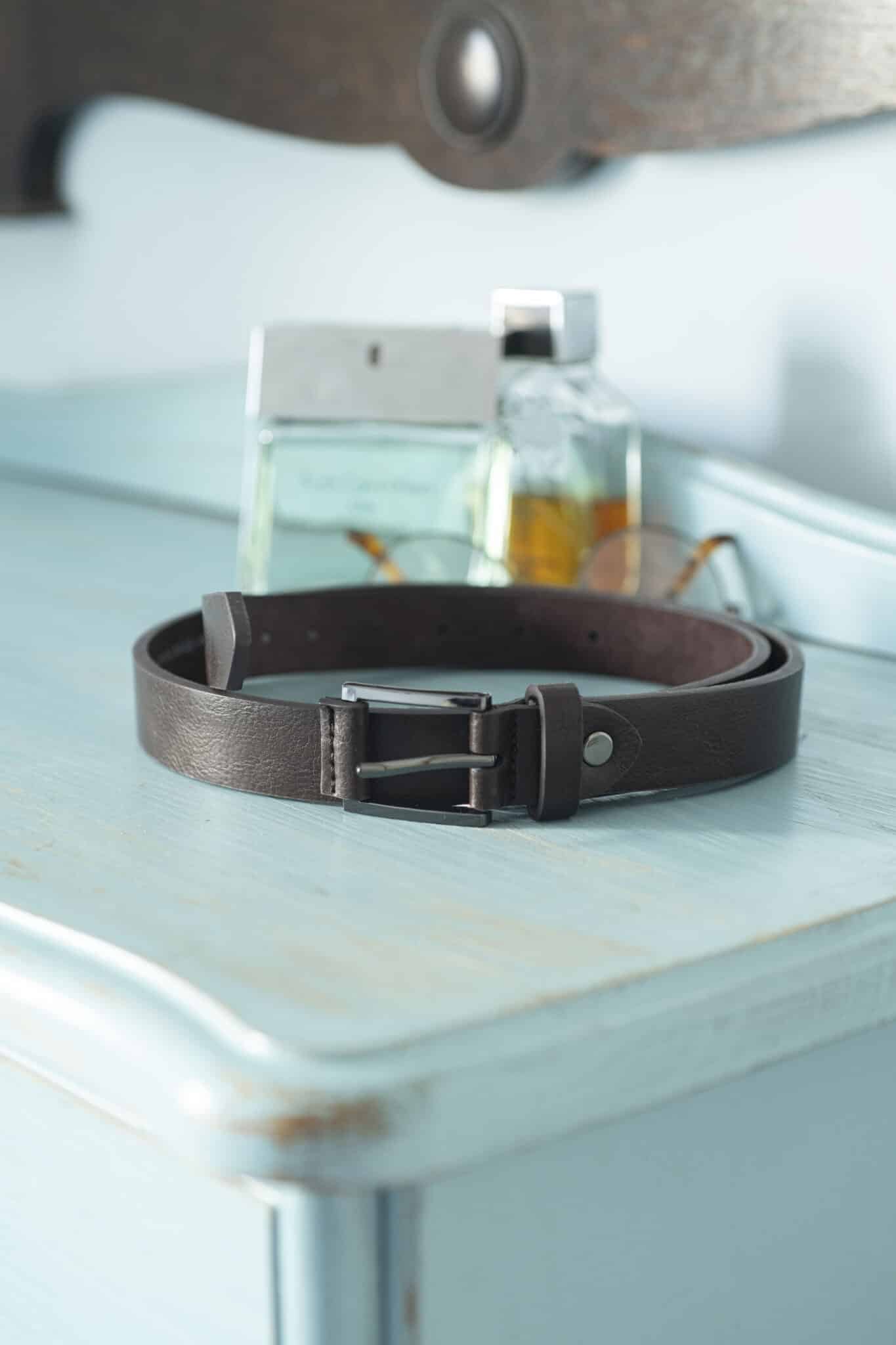 lambland Ladies 25mm Slim Leather Lined Belt