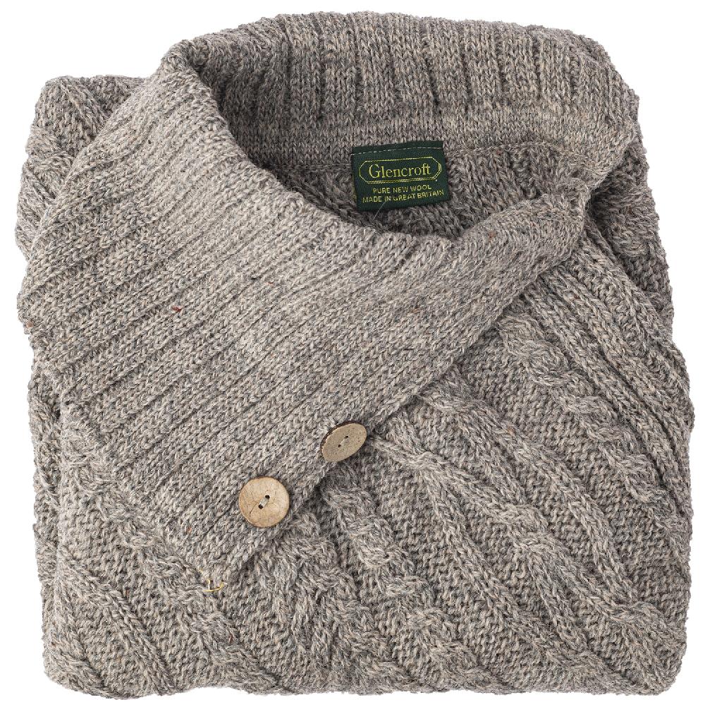 Lambland Ladies Aran Wool Poncho