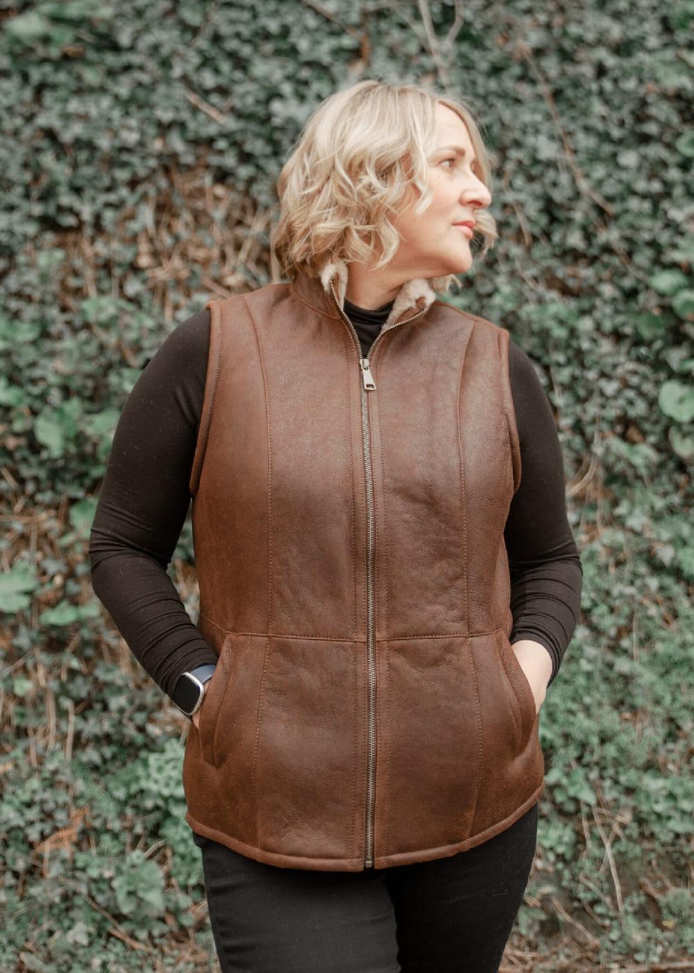 Lambland Ladies Aviator Finished Luxury Gillet