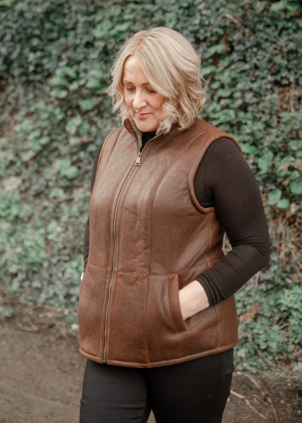 Lambland Ladies Aviator Finished Luxury Gillet