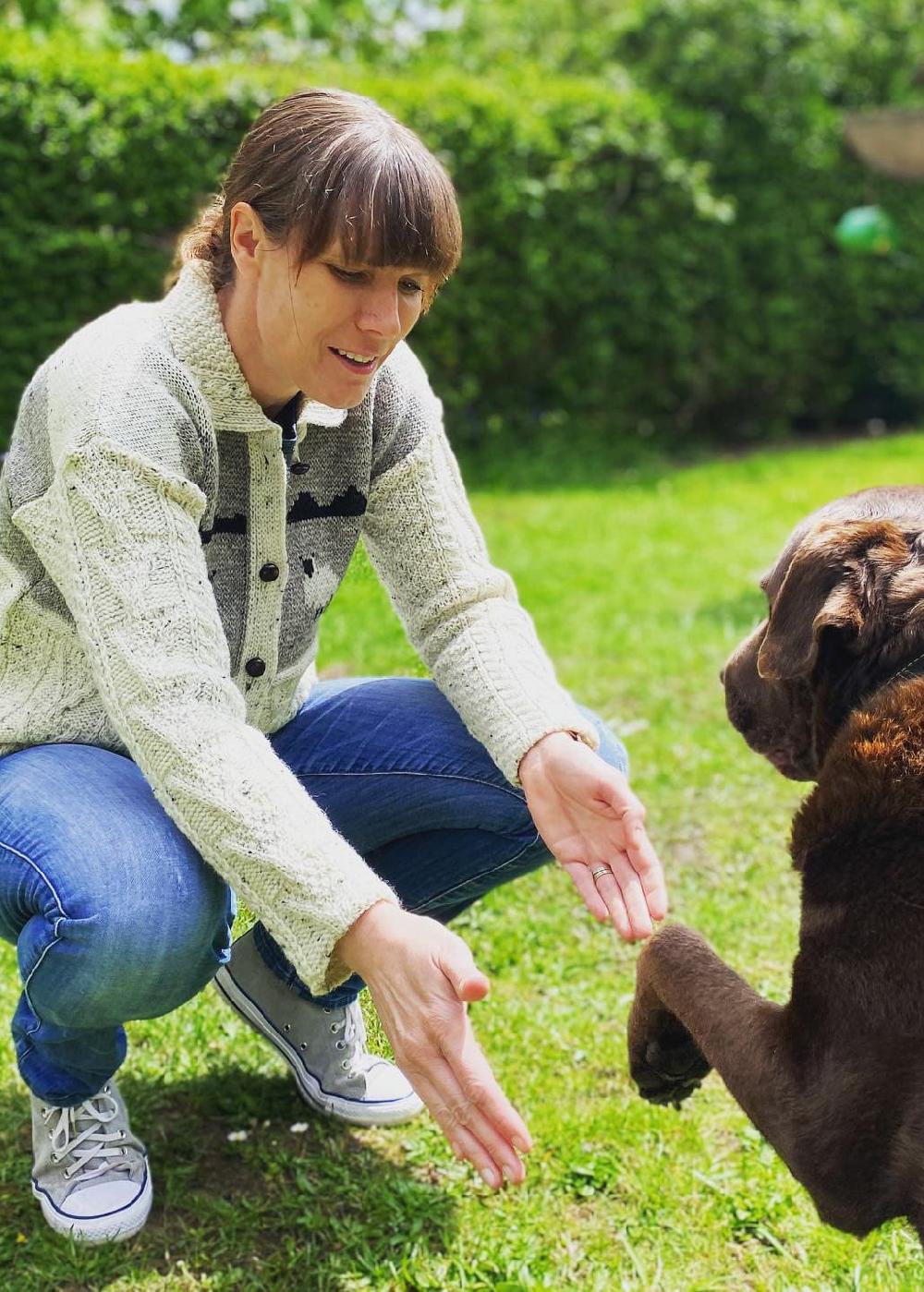 Lambland Ladies Dales Sheep Aran Cardigan
