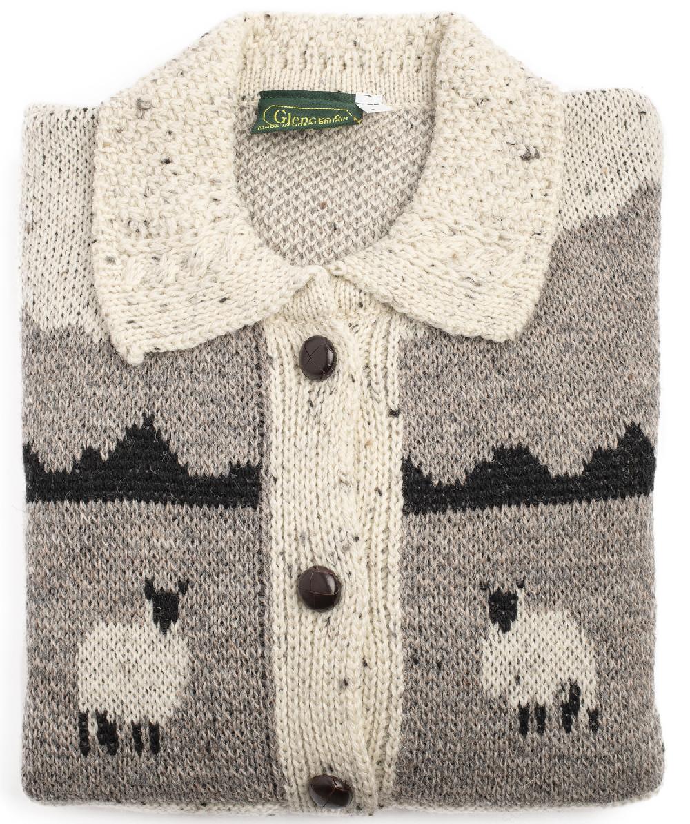 Lambland Ladies Dales Sheep Aran Cardigan