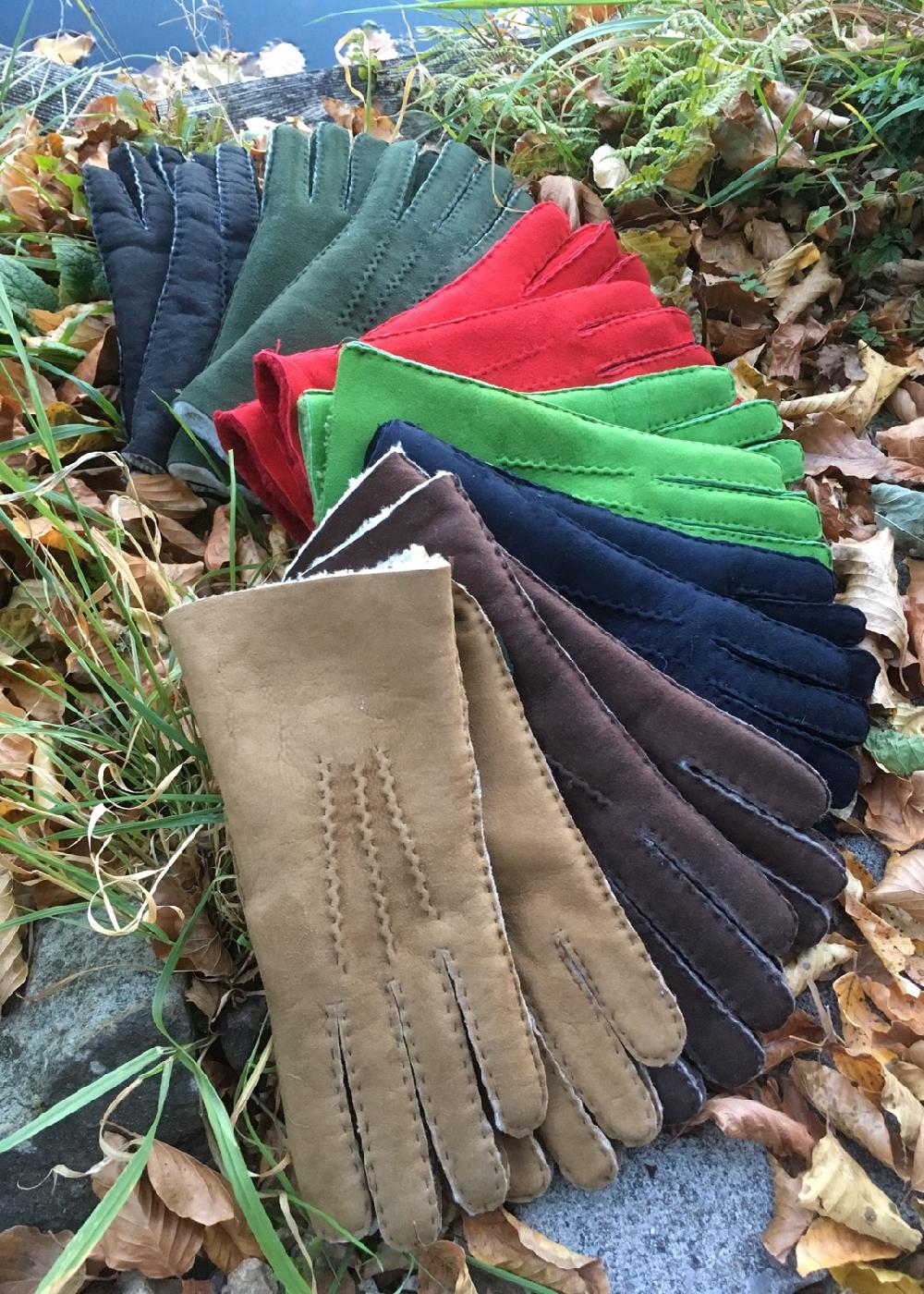 lambland Ladies Hand Sewn Real Lambskin Gloves