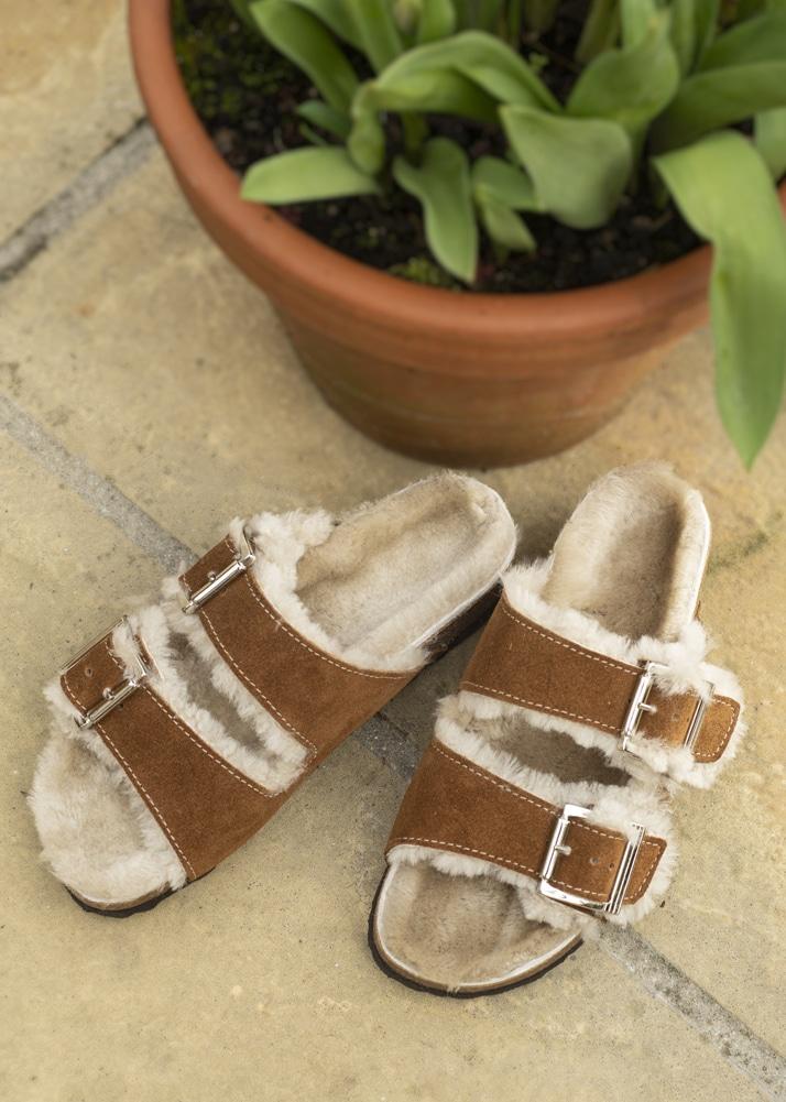 Lambland Ladies Luxury Merino Sheepskin Sandals