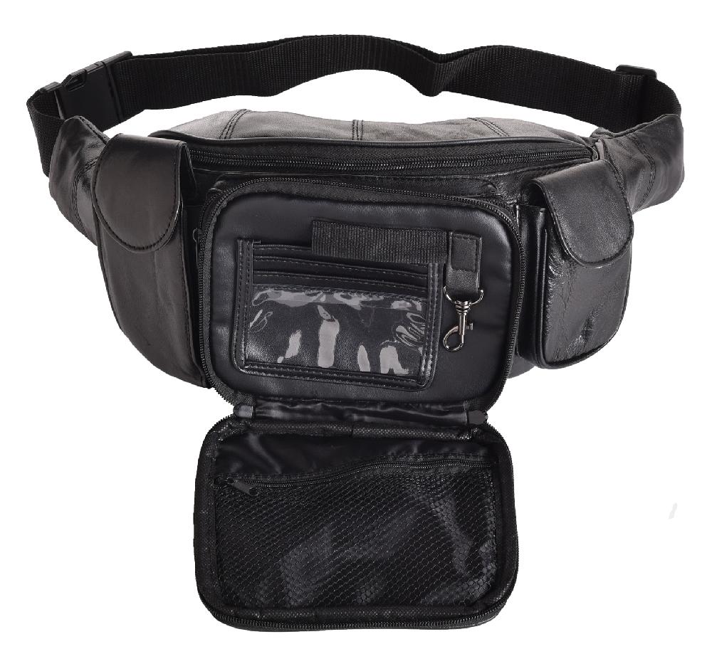 Lambland Large Leather Organiser Bum Bag