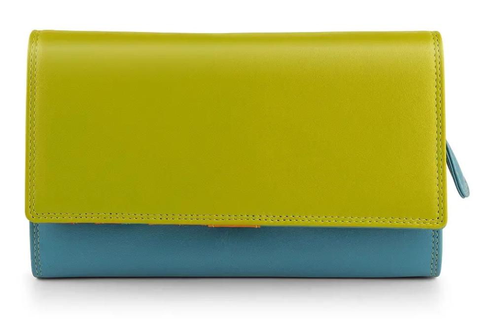 Lambland Large Premium Leather Multi Tone Wallet