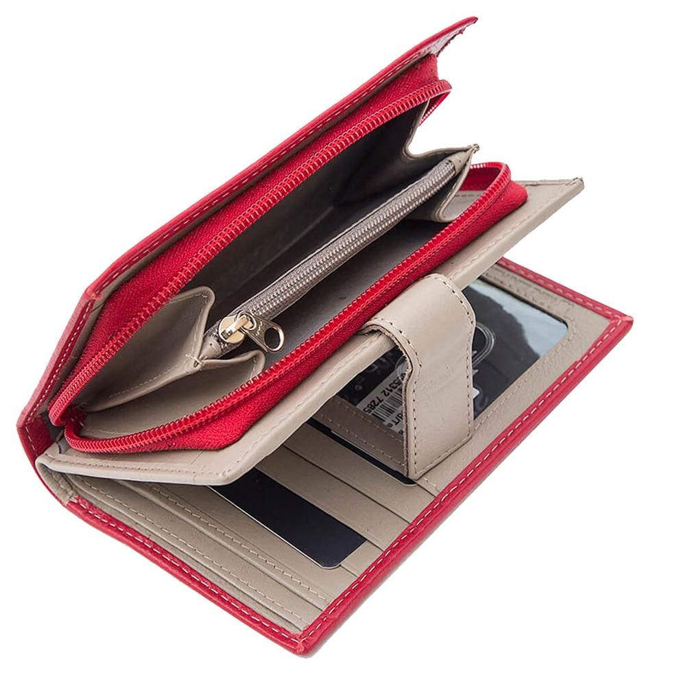 Lambland Large Premium Leather Two Tone Purse