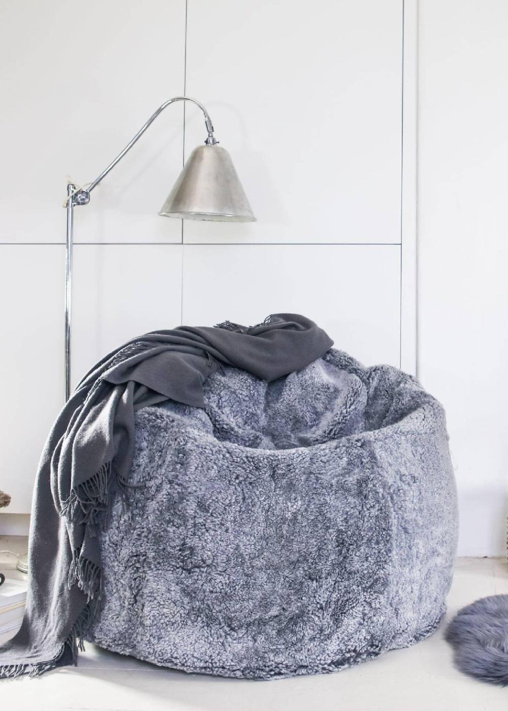 Lambland Large Swedish Sheepskin Bean Bag