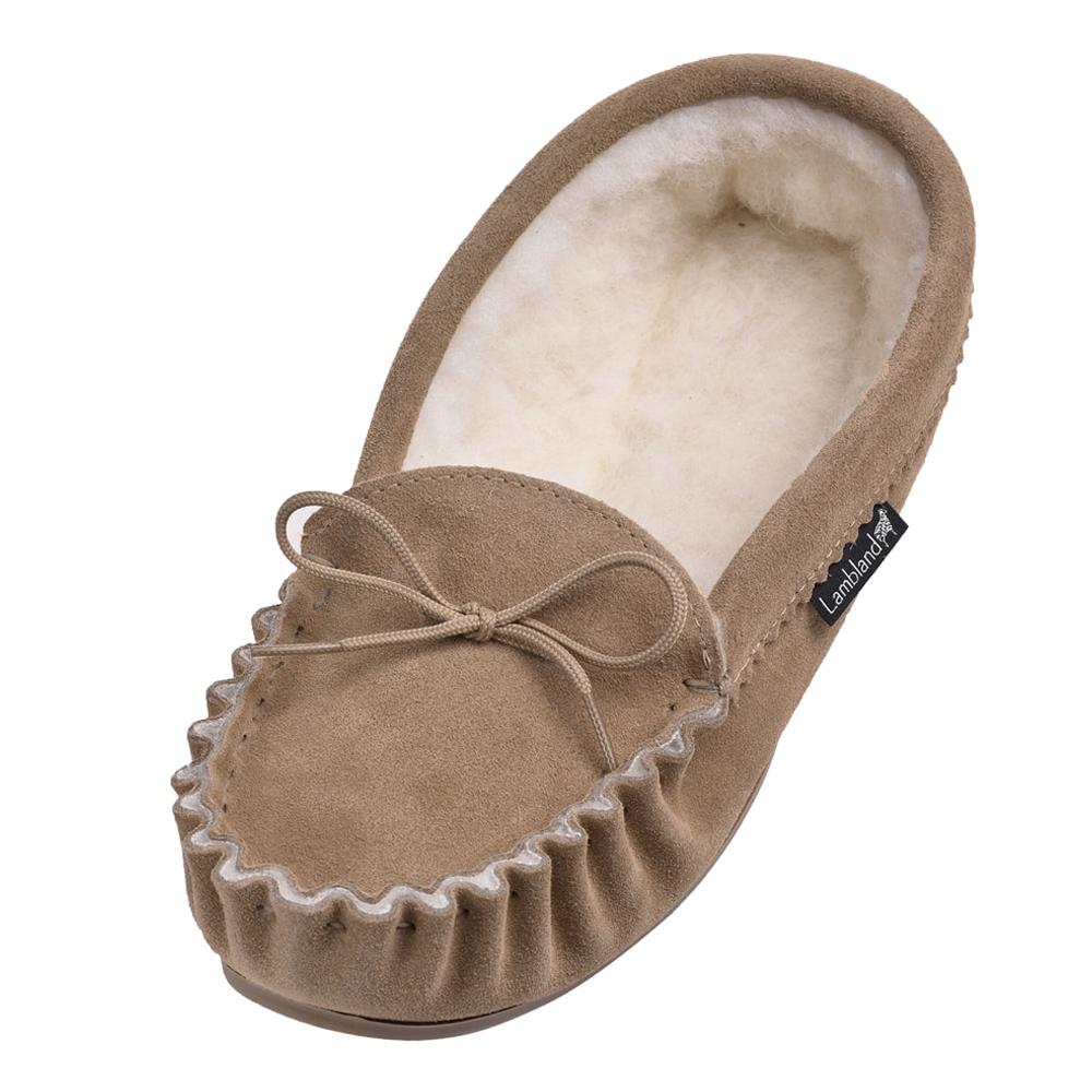 Lambland Leslie – British Suede & Wool Moccasins