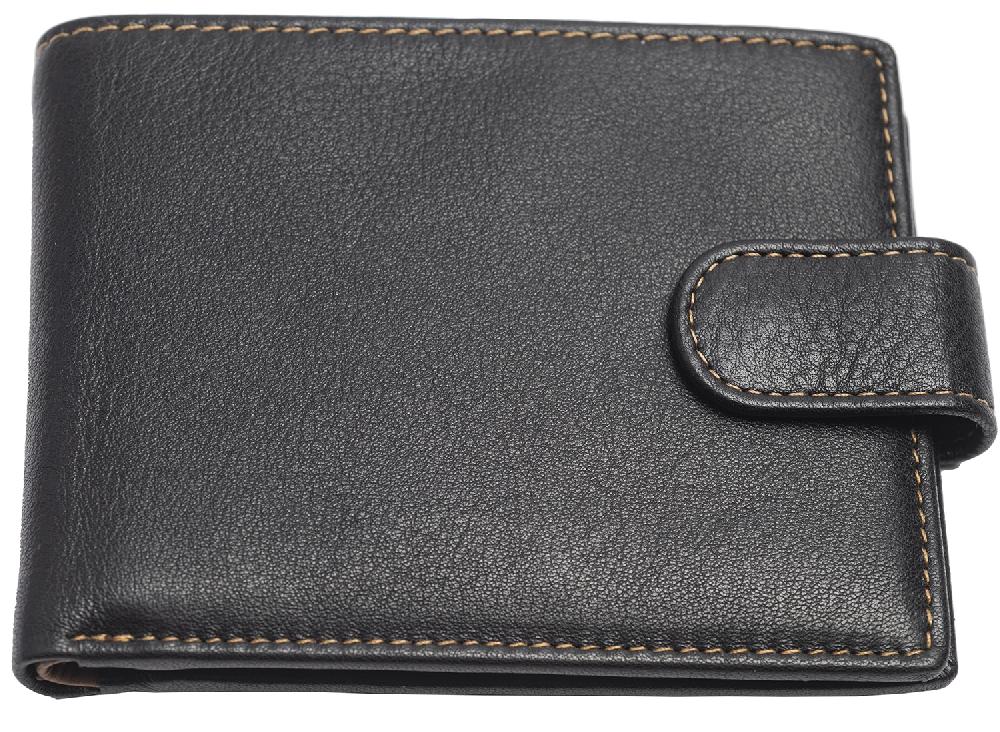 Lambland Luxury Grained Leather Two Tone Wallet