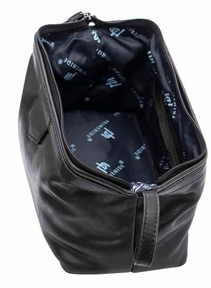 Lambland Luxury Leather Zipped Toiletry Bag