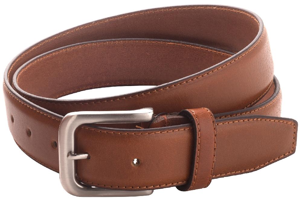 Lambland Men’s Luxury Leather Stitched Belt