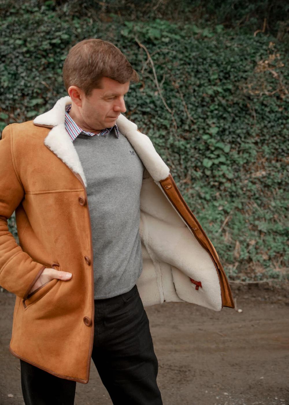 lambland Men’s Luxury Sheepskin Coat