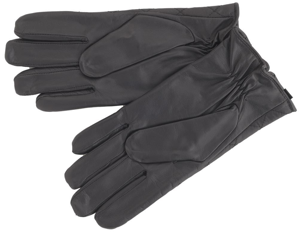 Lambland Men’s Premium Leather Quilted Gloves