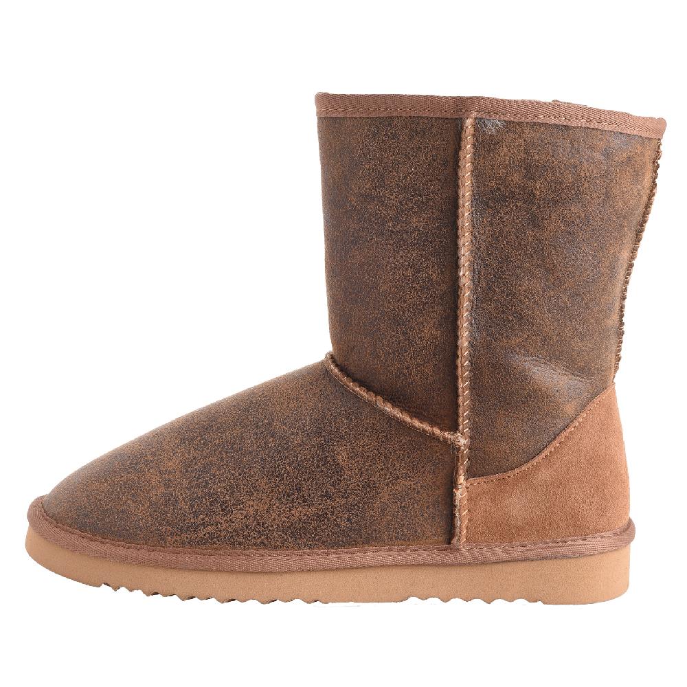 Lambland Men’s Sheepskin Boots With Aviator Finish