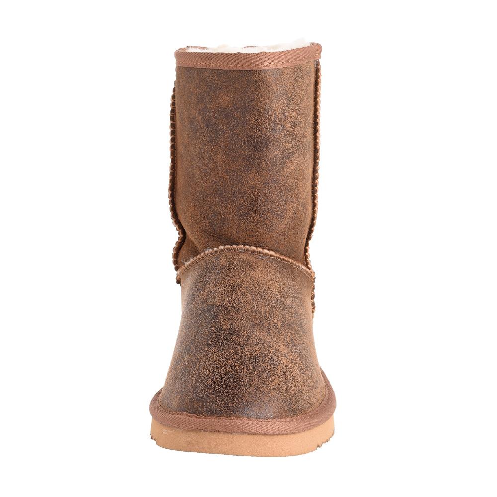 Lambland Men’s Sheepskin Boots With Aviator Finish