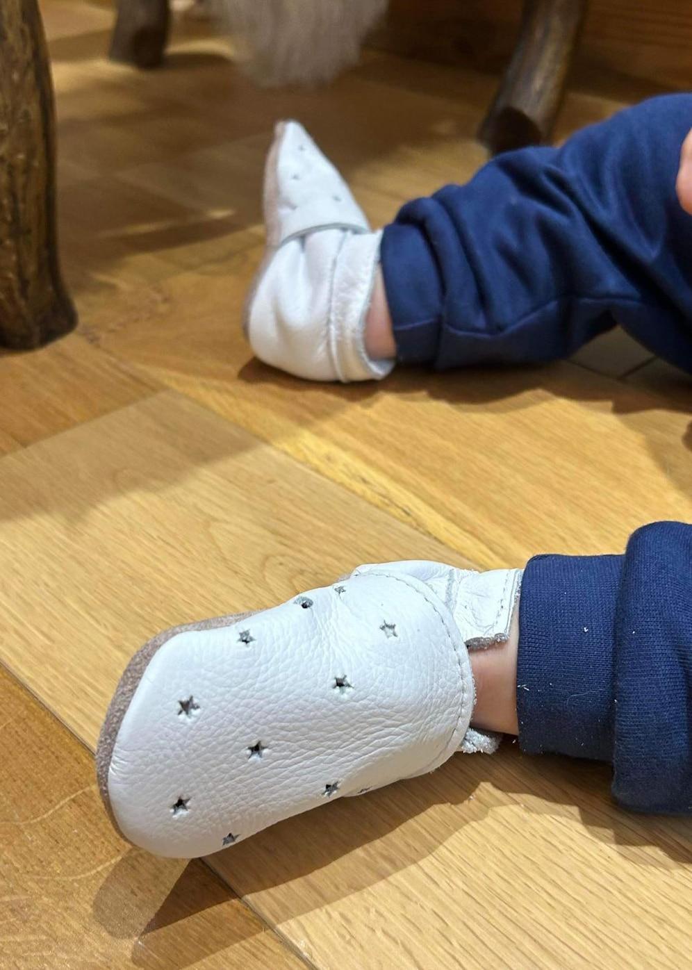 lambland Milky Way Leather Baby Shoes